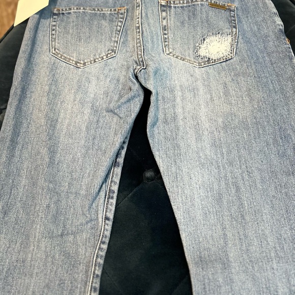 GORGEOUS,MICHAEL KORS light jeans,with patches over the front. in a size 2 - Picture 8 of 15